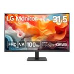LGエレクトロニクス LG Electronics モニター 液晶ディスプレイ 32MR50C-B ( 31.5型 フルHD VA 非光沢 曲面型 HDMI D-Sub チルト Vesa 3年間保証 )