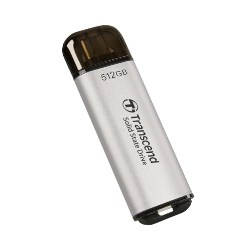 トランセンド USB 512GB｜Transcend TS512GESD300S スティック ESD300 10Gbps シルバー