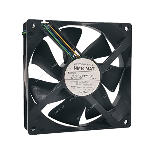 CYRMZAY 互換性があります NMB-MAT 3610RL-04W-S66 12V 0.56A 9025 4-Wire 冷却 ファン D6038B12H2638