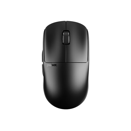 Pulsar Gaming Gears CrazyLight Series ワイヤレス ゲーミングマウス 超軽量 39グラム 1ms 32000 DPI Optical swhich XS-1 Flagship Sensor 国内正規品(X2 CrazyLight, Medium, Jet Black) PX2CL201