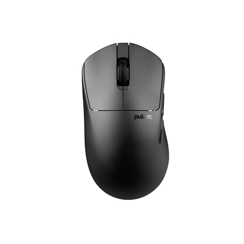 Pulsar Gaming Gears CrazyLight Series ワイヤレス ゲーミングマウス 超軽量 43グラム 1ms 32000 DPI Optical swhich XS-1 Flagship Sensor 国内正規品(X3 LHD CrazyLight, Mini, Jet Black) PX3LCL101
