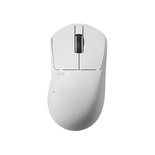 Pulsar Gaming Gears CrazyLight Series ワイヤレス ゲーミングマウス 超軽量 46グラム 1ms 32000 DPI Optical swhich XS-1 Flagship Sensor 国内正規品(X3 CrazyLight, Medium, Uyuni White) PX3RCL202