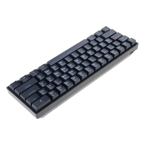 sodeber コード付きゲーミングキーボード ゲーマー用 LED バックライト付きメカニカルキーボード 61 デスクトップコンピュータ ゲーム用 ポータブル用