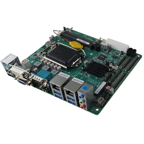 VlHpnpe H81 ミニチュア ITX 産業用制御マザーボード、 PCIe スロットおよび組み込みシステム用ギガビット イーサネットを備えた統合グラフィックス マザーボード