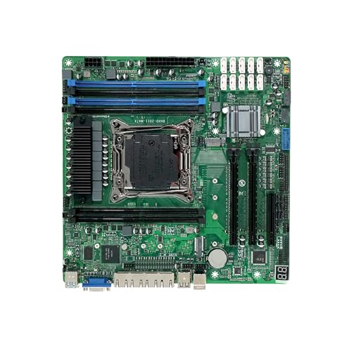 ECVGHD C612 MATX マザーボード 6 DDR4 DIMM 2xM.2 NVMe 10 ポート (データ集約型タスク用) MATX マザーボード