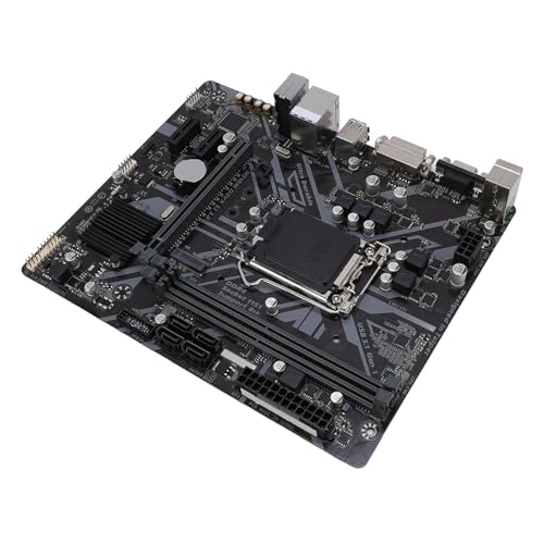 Matybobe デスクトップマザーボード DDR4 メインボード DDR4 ゲーミングマザー M ATX 2 チャンネル M.2 III PCIe 3.0 DVI VGA 32GB メモリ付き LGA 1151 第 8 世代 I7 I5 I3 Celer をサポート Matyb2v8seymkuc