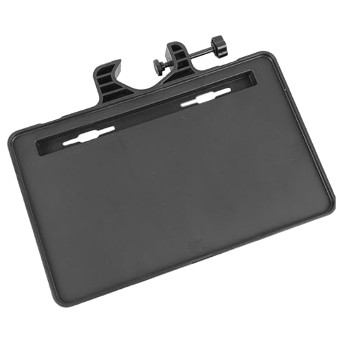 ECVGHD マイクスタンド用サウンドカードトレイ クランプオンラック ラップトップ金属ユーティリティシェルフ 楽器ブラケットクリップ 多機能機器ホルダー