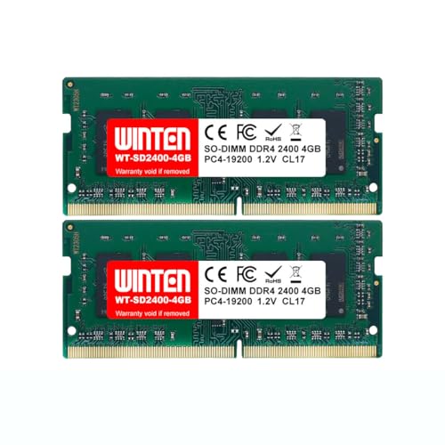 WINTEN WT-SD2400-D8GB [SODIMM DDR4 PC4-19200 4GB 2枚組]