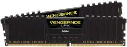 CORSAIR 【中古】CORSAIR VENGEANCE LPX DDR4 メモリ 32GB（16GB×2）最大3200MHz対応 Intel XMP対応 CL18 デスクトップPC用 ブラック CMK32GX4M2C3200C18