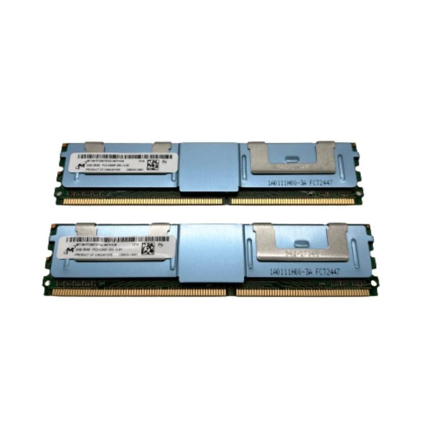 Micron 【中古】Micron mt18htf25672fdz-667h1d6 2 GB DIMM ddr2 pc5300 ( 667 ) full-buf ECCサーバー1.8 V 2rx8 240p 256 mx72