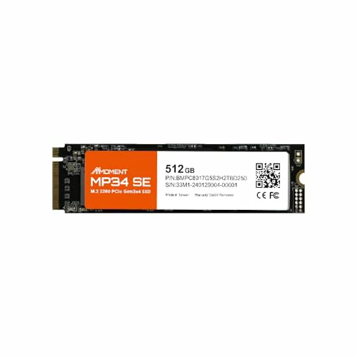 Silicon Power M.2 2280 NVMe 512GB｜Silicon Power MMOMENT MP34 SE NVMe1.3 Gen3x4