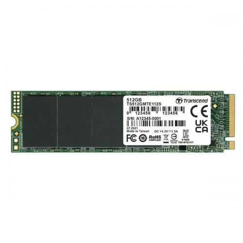 Timetec M.2 2280 NVMe 512GB｜Timetec Transcend TS512GMTE112S 3D DRAM-less Gen3x4