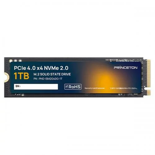 プリンストン M.2 NVMe 1TB｜プリンストン PHD-ISM2G4DG- 2.0 PHD-ISM2G4DG-1T