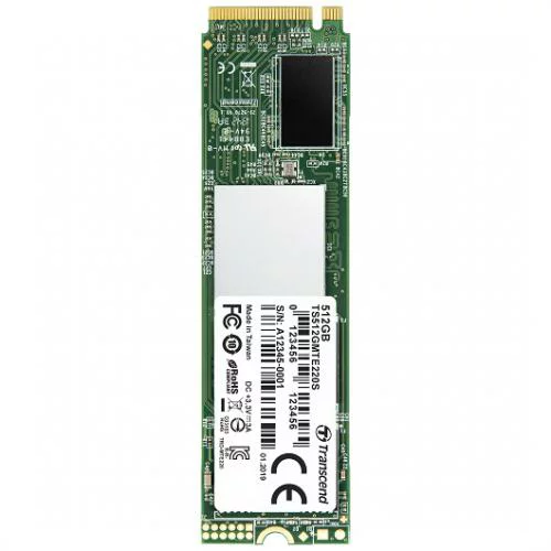 Timetec M.2 2280 NVMe 512GB｜Timetec Transcend TS512GMTE220S 3D Gen3x4