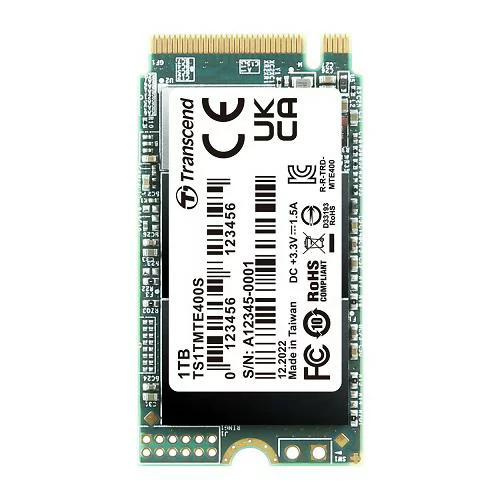 Silicon Power M.2 2242 NVMe 1TB｜Silicon Power Transcend TS1TMTE400S 3D DRAM-less Gen3x4