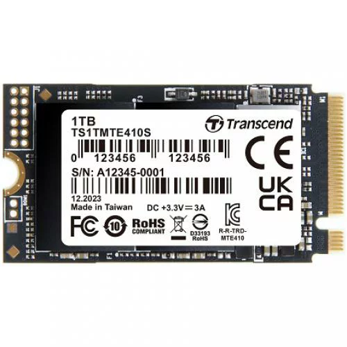 Sandisk M.2 2242 NVMe 1TB｜Sandisk Transcend TS1TMTE410S 410s Gen4x4 3D