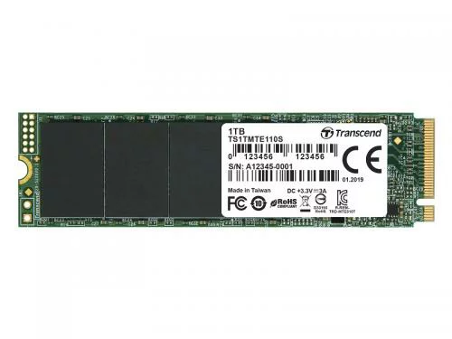 トランセンド M.2 2280 NVMe 1TB｜Transcend TS1TMTE110S Type2280 ×4