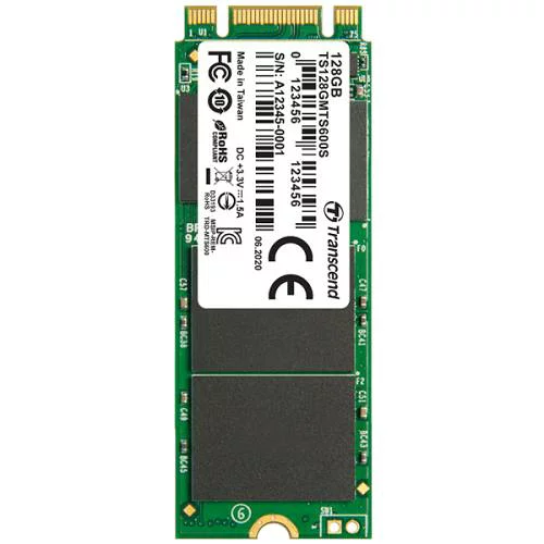 Transcend M.2 2260 SATA 128GB｜Transcend TS128GMTS600S B M Key MLC