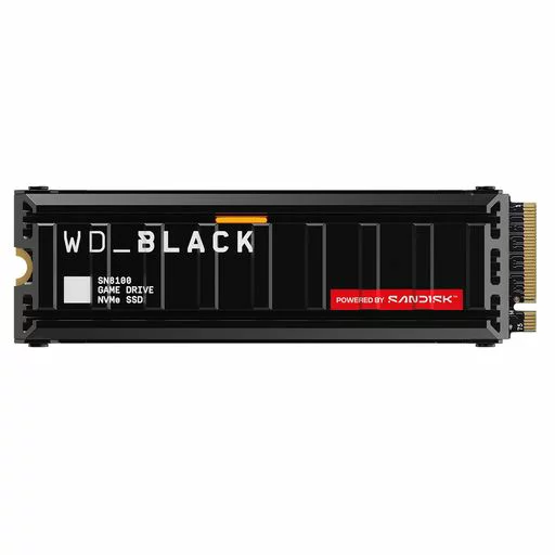 Western Digital M.2 2280 NVMe 8TB｜Western Digital WD BLACK SN8100 ヒートシンク付き - Gen 5 Seq 読み取り Gen5PCIe5