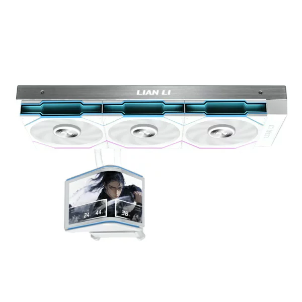 Lian Li LIANLI｜リアンリ 水冷CPUクーラー 120mmファンx3 [LGA1700/1851・AM4/AM5] HydroShift II OLED Curved 360 TL ホワイト GHS2OLDC36TW