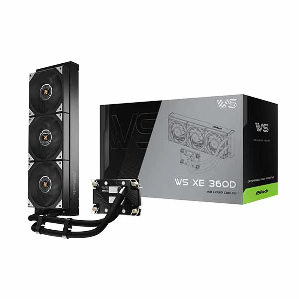 ASRock WS LGA4677 360D ワークステーション向け 簡易水冷CPUクーラー｜WS XE 360D
