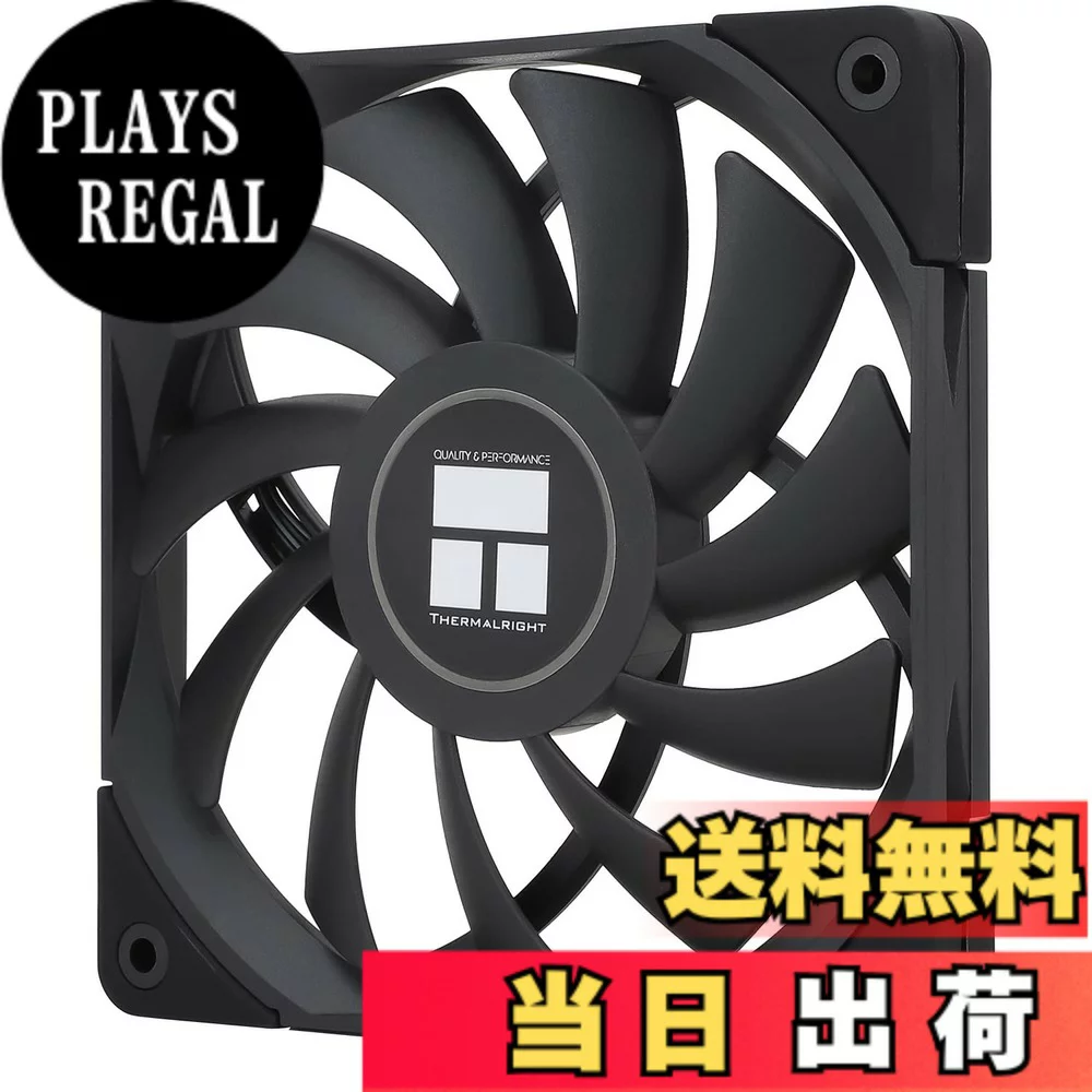 thermalright TL—C12015B 120mmケース放熱する扇風機、4PIN PWMコントロール、1800RPM、通風量の扇風機、S—FDBベアリング、黒色、便宜を図る設置やすい、pcケースファン、ケースファン