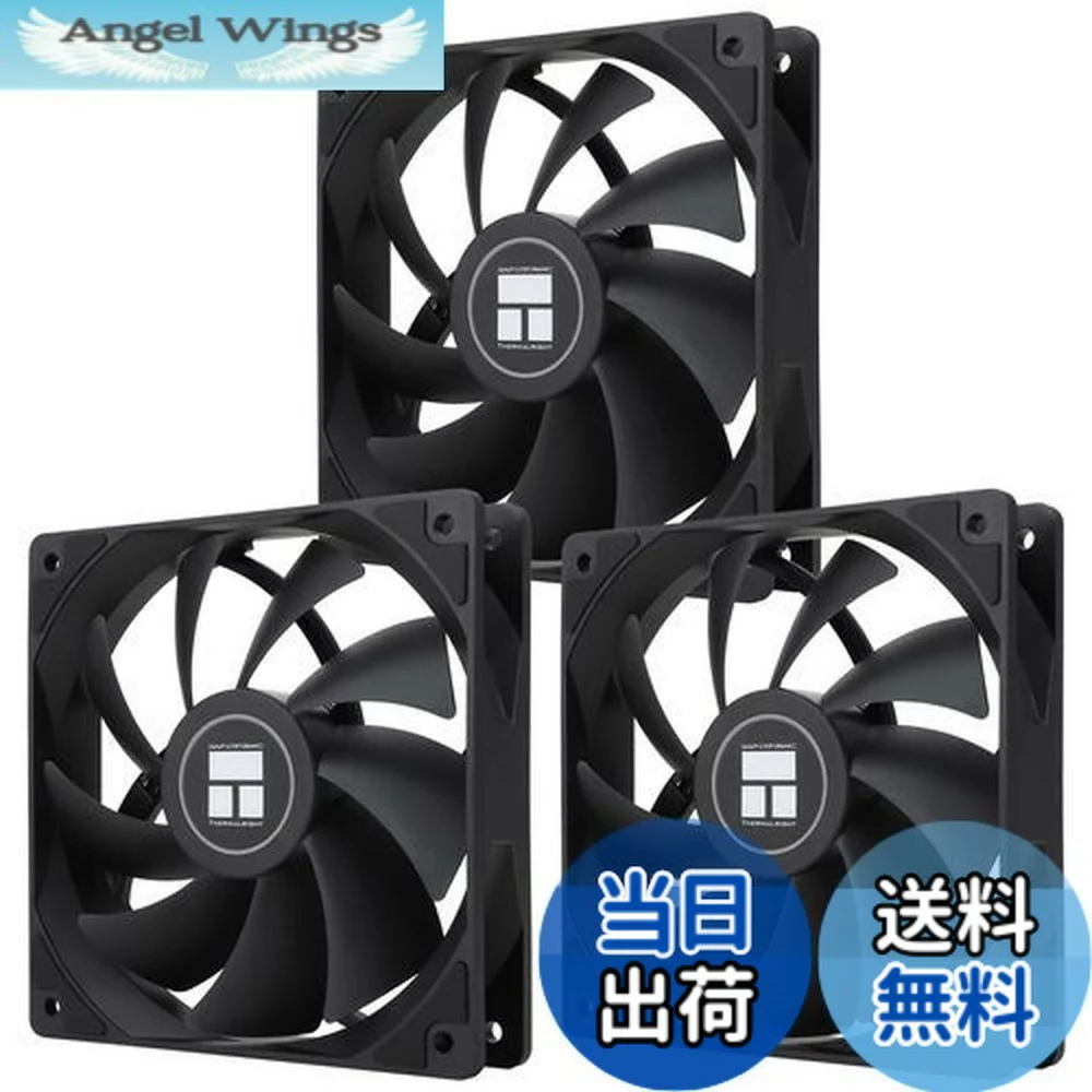 thermalright 【送料無料】Thermalright TL-C12C CPUファン 120mmケースクーラー、4ピンPWM静音コンピュータファン、S-FDBベアリング付き、最大1550RPM冷却ファン（3個）