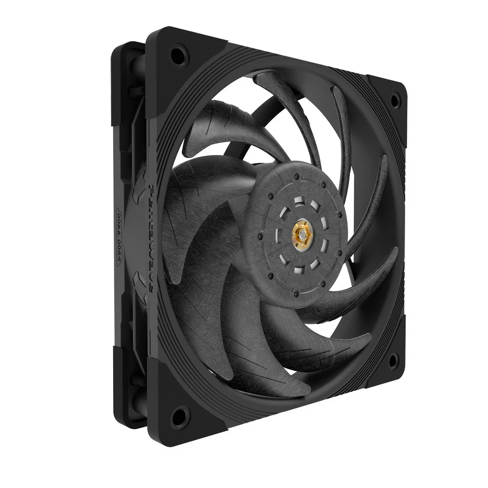 AINEX 高耐久仕様120mmケースファン 日本製 NSK693Aボールベアリング採用 ブレードは液晶ポリマー(LPC)製 120mmx120mmx2.5mm PWM電源 600-3000rpm 防振パッド付 AINEX (アイネックス) PF-P12-BK-PWM
