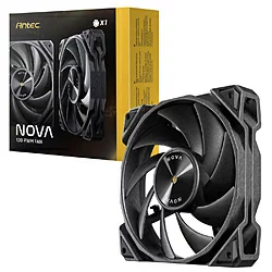 ANTEC ケースファン [120mm /3200RPM]＋スピードコントローラー NOVA 120 ブラック Nova 120 Nova120 【864】