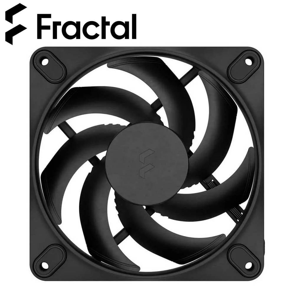 Fractal Design ｜フラクタルデザイン 120mm径 ファン Momentum 12（ブラック） FD-F-MO1-1201