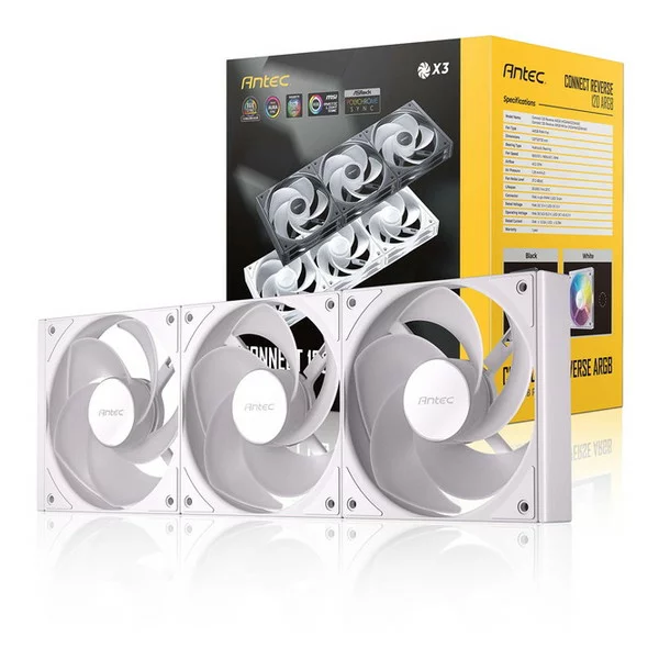 ANTEC R-FL12SE-WHAPN3-G DEEPCOOL ホワイト FL12 SE WH 3IN1 [ケースファン(3個入り)]【KK9N0D18P】