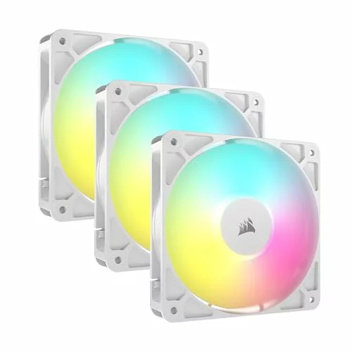 Corsair RS120 ARGB PWM 120mm PCケースファン デイジーチェーン対応 トリプルパック ホワイト CO-9050185