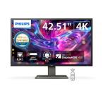 PHILIPS 439P1/11 液晶ディスプレイ 42.5型/3840×2160/USB-C、DisplayPort、HDMI/ブラック/スピーカー：あり/5年間フル保証/昇降スタンド/給電(PD)90W
