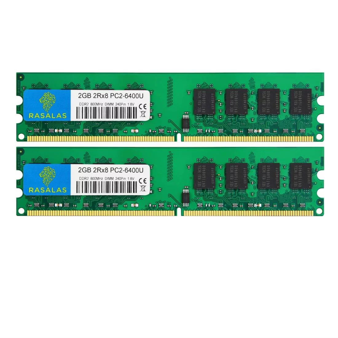 UMAX Pulsar デスクトップ用DDR2メモリー4GB(2GB×2) DDR2-800 240pin