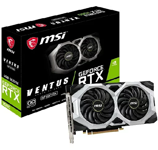 GeForce RTX 2060(6GB) MSI｜1週間以内発送 VENTUS GP OC 1週間以内発送 MSI GeForce RTX 2060 VENTUS GP OC グラフィックスボード VD7626