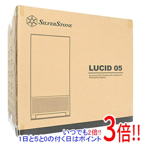 】 SILVERSTONE Lucid 05 SST-LD05-B-ARGB 黒
