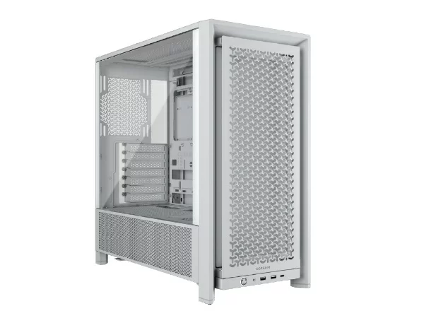 CORSAIR 【10日はエントリーで最大5000P＆クーポン配布】CORSAIR コルセアミドルタワー型 FRAME 4000D White E-ATX/InfiniRailシステム搭載/ホワイト CC-9011291-WW(2646924)代引不可