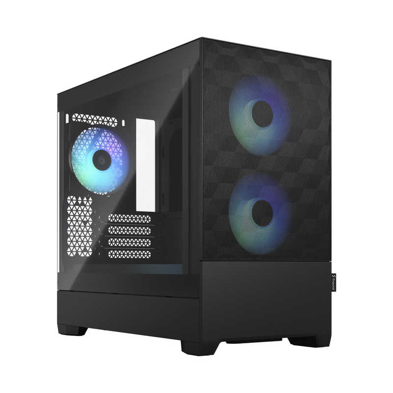 Fractal Design FD-C-POR1M-06 [Micro ATX ミニタワー Pop Mini Air RGB Black TG Clear Tint]