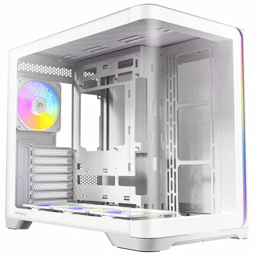 ANTEC ATX ミドルタワー C5 Curve ARGB ピラーレス式 4×ARGBファン搭載 ホワイト