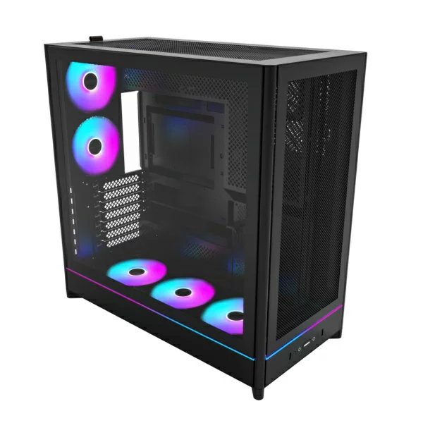Montech ｜モンテック [ATX /Micro ATX /Mini-ITX] HS01 PROシリーズ ブラック HS01 PRO (B)