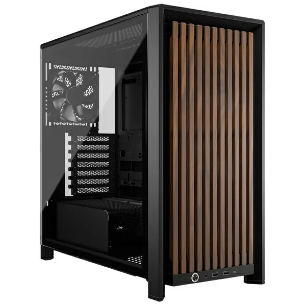 CORSAIR コルセア(メモリ) CC-9011340-WW ミドルタワー型 4000D WOOD RS Modular Mid-Tower Black Walnut