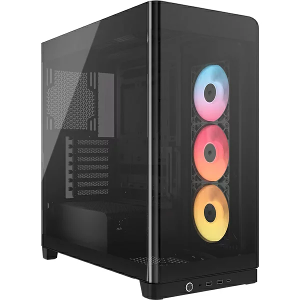 Corsair コルセアミドルタワー型 FRAME 4500X RS-R ARGB Panoramic Glass E-ATX/ブラック CC-9011314-WW(2662484)代引不可