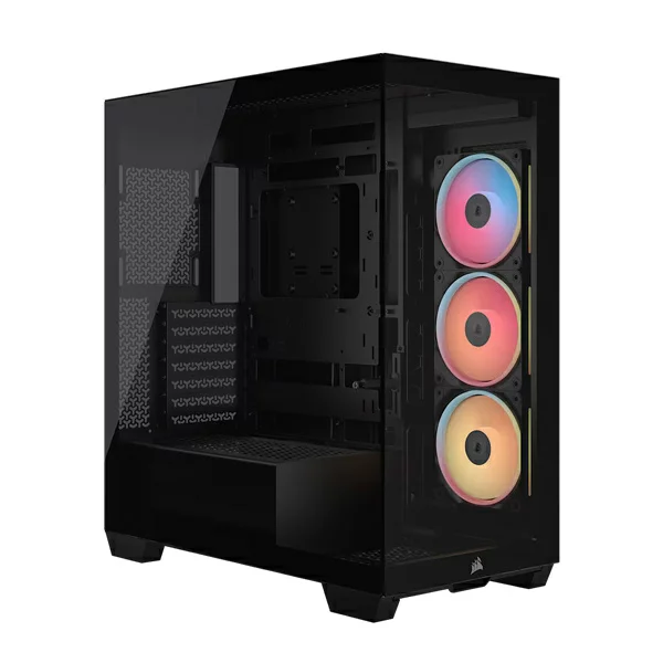 Corsair コルセア(メモリ) CC-9011324-WW ミドルタワー型 3500X LX-R RGB iCUE LINK Mid-Tower Black