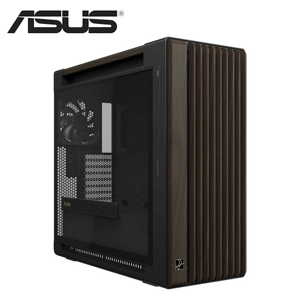 ASUS ProArt PA602 WALNUT WOOD TG PWM MODERN BLACK EATXマザーボード対応 (モダンブラック) PA602_TG_MODERN_BK 返品種別B