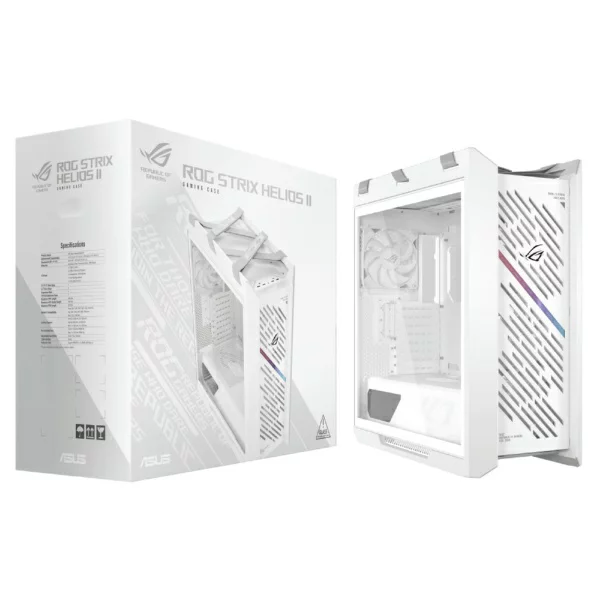 ASUS ｜エイスース [ATX /Micro ATX /Extended ATX /Mini-ITX] ROG Strix Helios II ホワイト STRIX/HELIOS2/WH