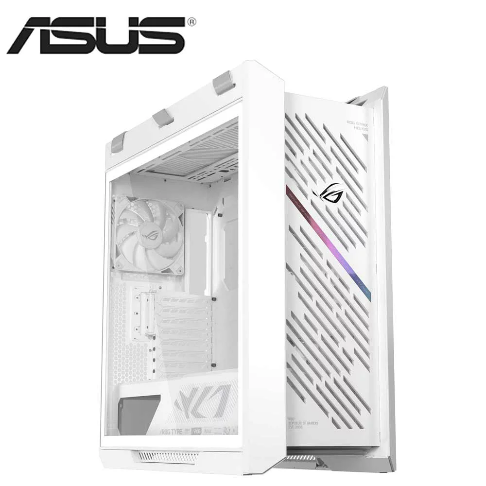 ASUS ｜エイスース EATXマザーボード対応 強化ガラス製デュアルサイドパネル （ホワイト） ROG Strix Helios II GX601S WHITE
