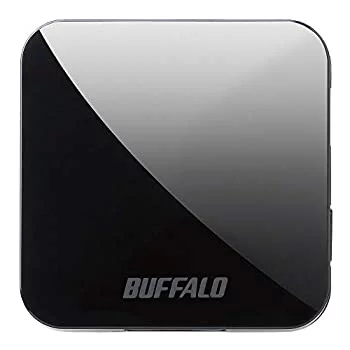 Buffalo USB 無線LAN親機 11ac/n/a/g/b 433/150Mbps トラベルルーター single_band ブラック WMR-433W2-BK【iPhone