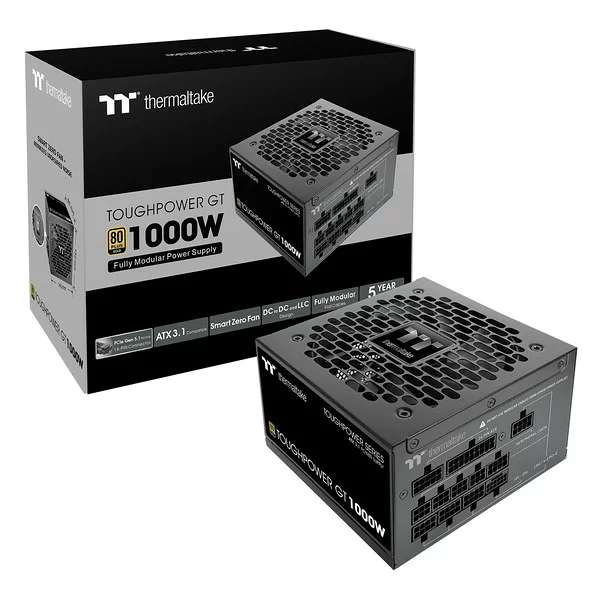 Thermaltake PS-TPT-1000FNFAGJ-3 Thermaltake ブラック TOUGHPOWER GT/1000W ATX 3.1 [電源ユニット (1000W)]【KK9N0D18P】