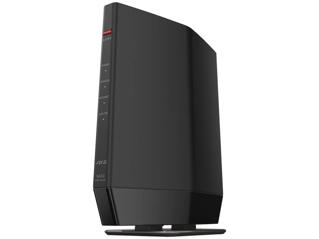AirStation ★バッファロー Wi-Fi 6(11ax) 対応ルーター プレミアムモデル 4803+573Mbps AirStation WSR-5400AX6P-BK [ブラック]【無線LANルーター(Wi-Fiルーター)】