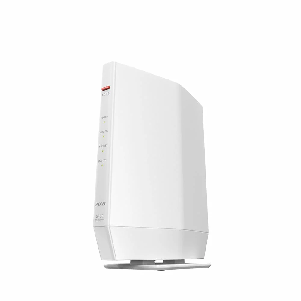 バッファロー WiFi ルーター無線LAN Wi-Fi 6 11ax / 11ac AX5400 4803+574Mbps 日本メーカー iPhone 14 / 13 / 12 / iPhone SE(第二世代) / Nintendo Switch / PS5 メーカー動作確認済み エコパッケージ WSR-5400AX6P/NWH